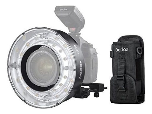 Aro De Luz Para Cámara Godox R200 200w Para Nikon -negro