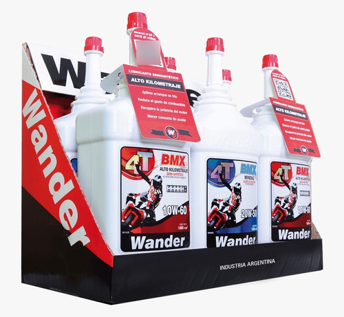 Aceite 4t Combo Mineral+semisintetico Bmx Wander Caja X 6lts