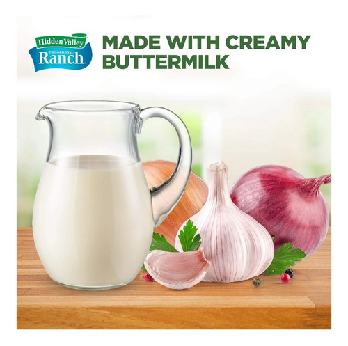 Hidden Valley Bacon Ranch 473ml | Aderezo Sin Gluten