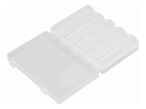 Funda Para Monedas, 100 Cápsulas De 17 A 30 Mm, 5 Tamaños