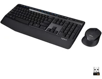 Comprar Teclado Logitech + Mouse Mk345 Wireless Usb Sp Black Color del teclado Negro Idioma Español Latinoamérica