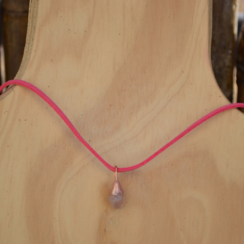 Imagen 2 de 5 de Collar Cuarzo Rosa, Amuleto De Amor, Autoestima Y Pasion