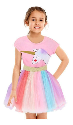 Conjunto Vestido Unicornio De Princesa Tutú Para Niñas | Meses sin intereses