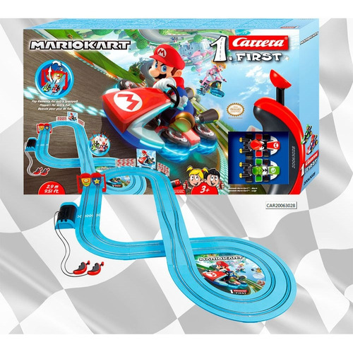 Imagem 3 de 8 de Autorama Pista Eletrica Mario Kart Nintendo 2,9 M California