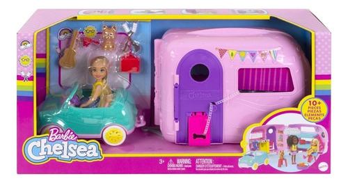 Barbie Club Camper De Chelsea + 10 Accesorios 