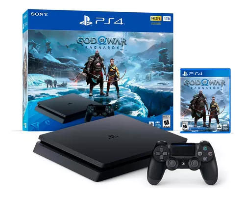 Console Playstation 4 SSD 1TB + Jogo God of War Ragnarok Mídia Física