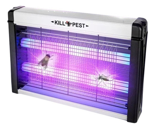 Lámpara Uv Eléctrica Mata Mosquitos Moscas Insectos 20w