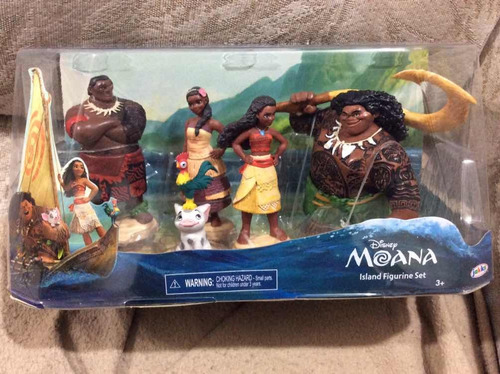 Disney Moana Maui Set De Figuras Island Set