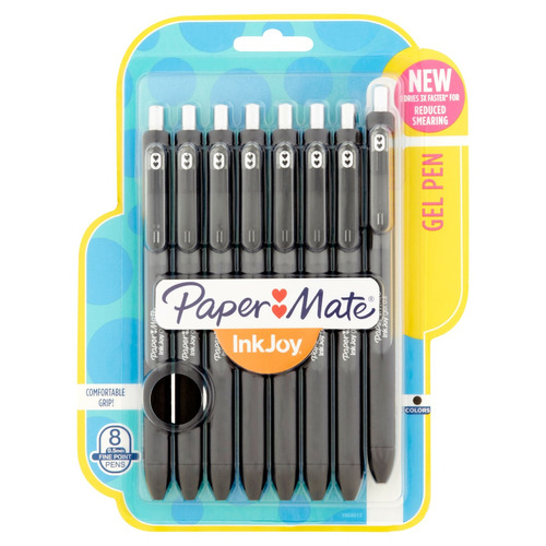 Paper Mate Inkjoy De Punta Fina Plumas De Gel 8 Contar