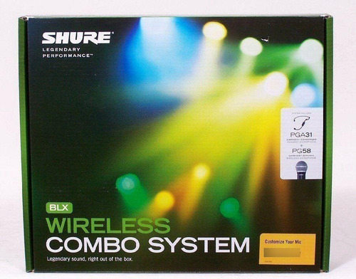 Shure Blx1288/p31 Sistema Inalambrico Dual Mic Mano/diadema
