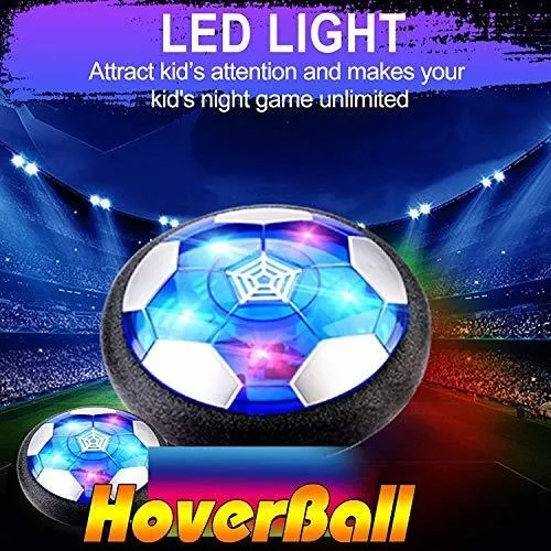 Juguetes para niños de fútbol - Pelota recargable de 2 y pelota inflable,  fútbol flotante de interior con luces led y parachoques de seguridad para 3  4 5 6 7 8 9 Niño de 10 años