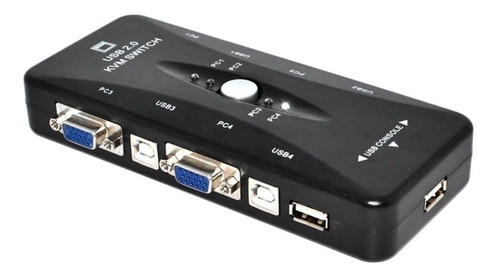 Switch Kvm 4 Puertos Usb Vga