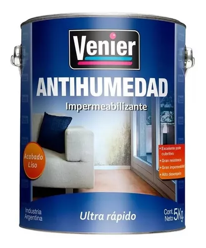 Pintura Impermeabilizante Antihumedad Venier X 1kg - Mapache