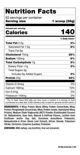 Mutant Whey Proteina 5 Lb Vanilla Ice Cream