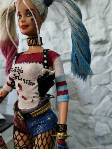 Boneca Barbie Collector Customizada De Arlequina
