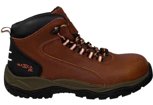 Botin De Seguridad Xr 08 Nazca Color: Cafe-negro