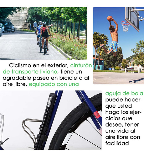 Mini Bomba De Aire Portatil Para Bicicleta Peda