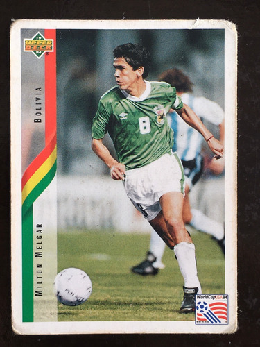 Milton Melgar - Tarjeta Upper Deck World Cup Usa 1994