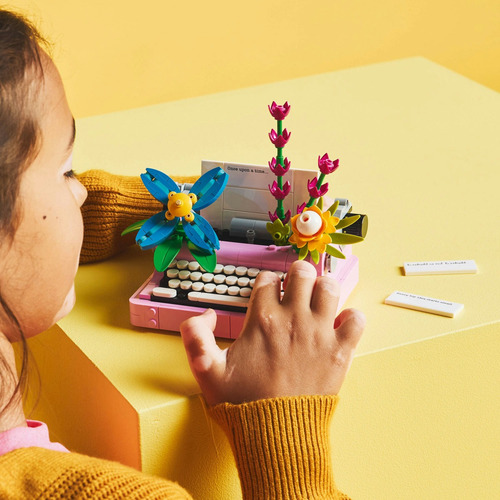 Lego Creator 3en1 Máquina De Escribir Con Flores Set 31169 363 Lego Creator
