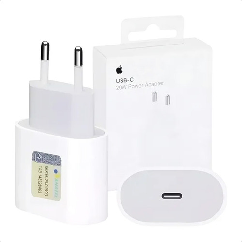 Carregador Fonte Apple iPad iPhone Turbo Original Usb-c 20w