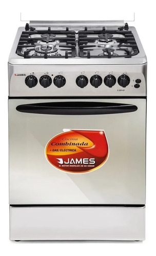 Cocina Combinada James Con 4 Hornallas C 225 G2 Inox