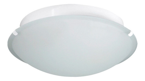 Plafón  Firenze  Ferrolux C/ Base Blanca 1 Luz Led