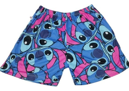 Pijama De Stitch Divertido Para Dama 3pz Ultra Suave Ligera