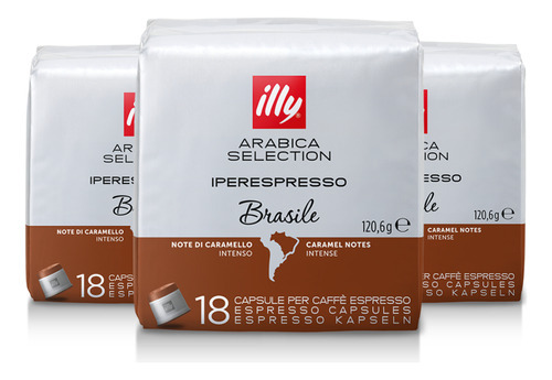 54 Cápsulas Illy Iperespresso, Café Selection, Brasil