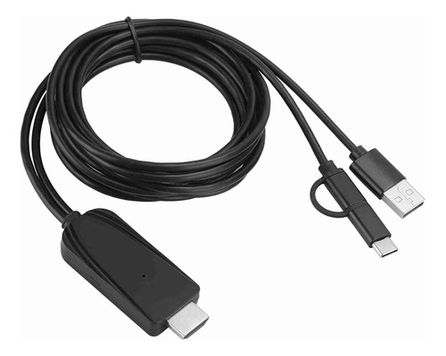 Cable Adaptador Usb C Hd 1080p, Cable Bluetooth Para La Mism