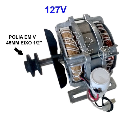 Motor De Tanquinho De Cimento Para Lavar Roupa Original 127v