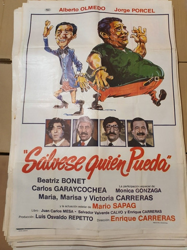 Afiche De Cine Original 1407- Porcel - Olmedo