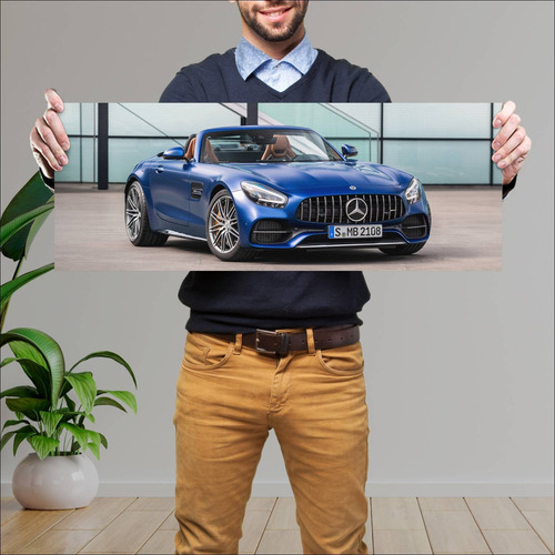 Cuadro 30x80cm Auto 2019 Mercedes Amg Gt C Roads 155