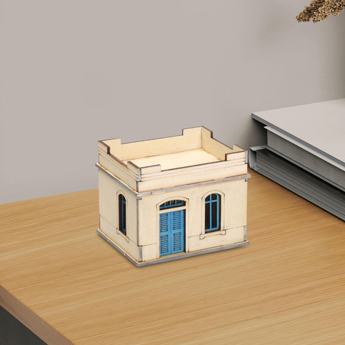 1/72 Kits De Arquitetura De Madeira 3d Quarto Individual
