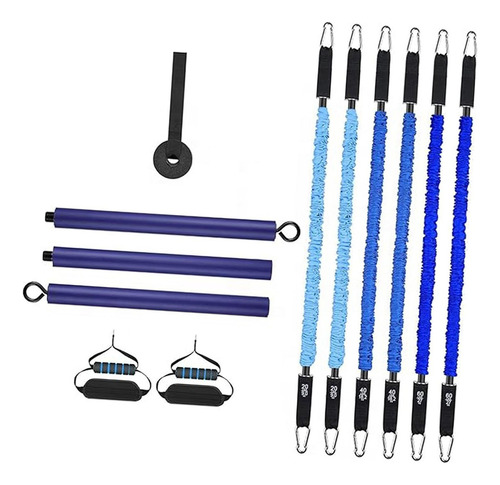 Kit De Barra De Pilates Con Bandas Elásticas De La Puerta