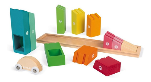Juego Didáctico De Madera Aprendiendo A Contar Janod