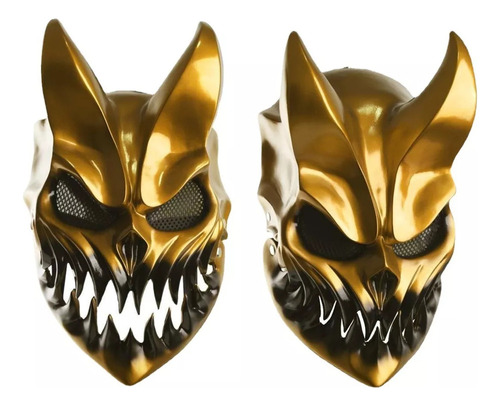 La Máscara Del Diablo De Halloween Se Puede Usar En Clubes
