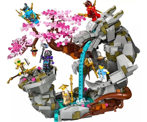 Lego Ninjago Santuário De Pedra Do Dragão 1212 Peças 71819