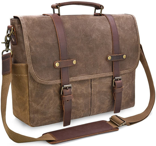 Bolso Marron Para Laptop De 15,6 Pulgadas Newhey