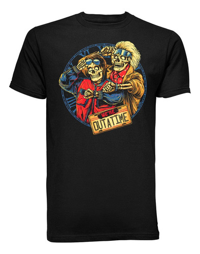Playera T-shirt Back To The Future Out A Time