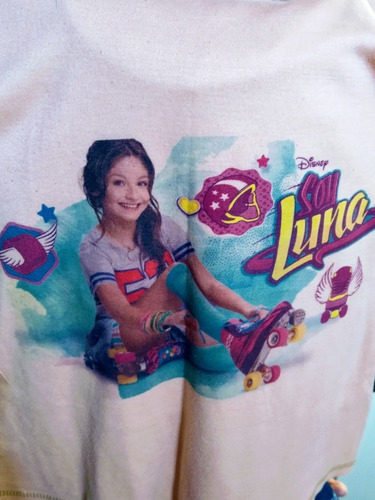 Remera Soy Luna+ Sueter+ Pollera De Jean