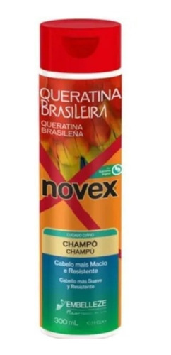 Shampoo Novex Keratina Brasileña 300ml