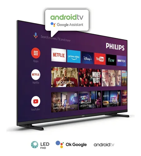 Smart Tv Philips 32'' Led Android 10 Hd 32phd6947 Queoferta