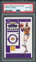 Comprar Tarjeta De Baloncesto Lebron James 2019 Panini Contenders 70
