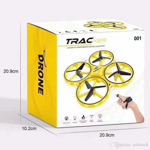 Drone tracker mini sensor de gravedad y control de mano sale