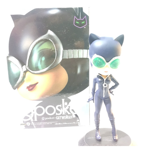 Figura Gashapone Dc Comics Batman Gatúbela Catwoman 15 Cm 