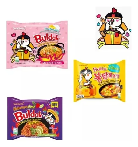 Fideos Buldak Ramen Coreano X 3
