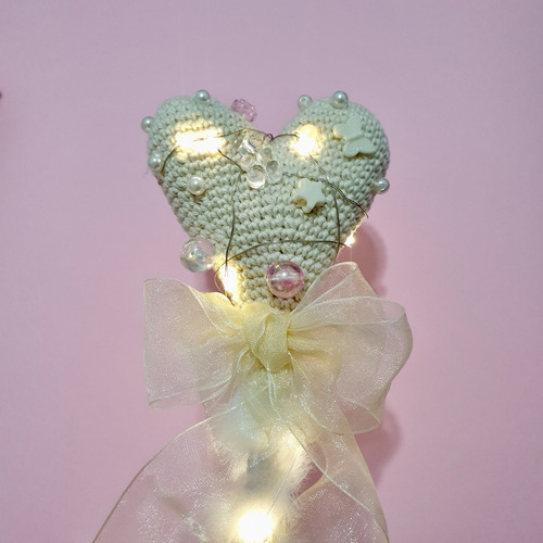 Set Varita Magica Con Luz 45 Cm Y Corona De Algodon, Cosplay