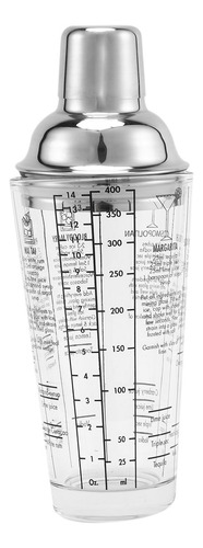 Batido De Cóctel De 400 Ml, Vaso Principal, Escala Transpare