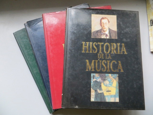 Historia De La Musica 4 Tomos Tapa Dura Rba Editores 1995
