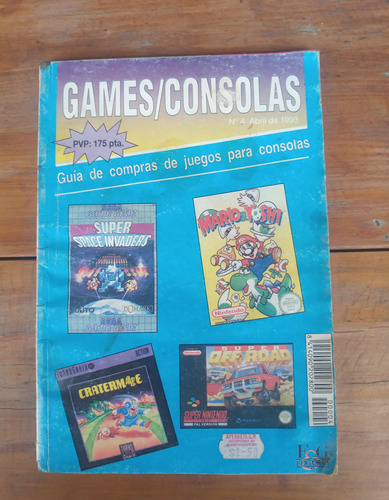 Revista Games/consolas N.4 Abril De 1993